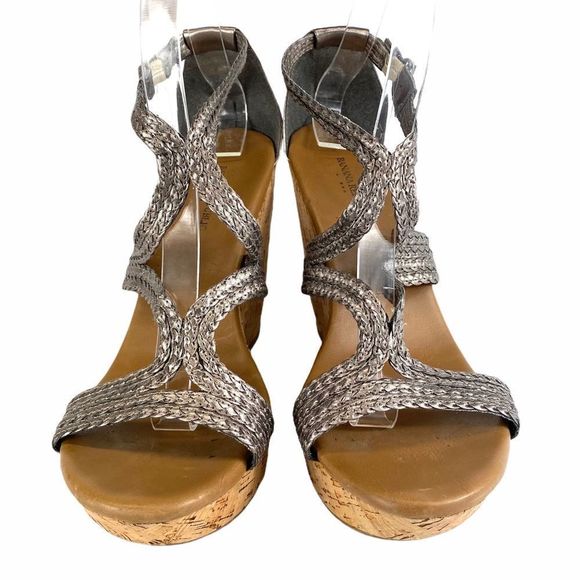 Banana Republic Metallic Cork Wedges - 9 - Picture 11 of 17